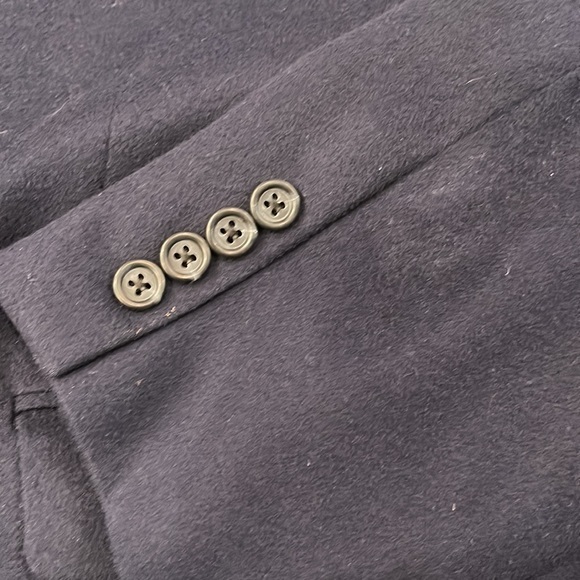 Burberry Men’s Navy Blue Wool Blazer, L - Picture 5 of 5